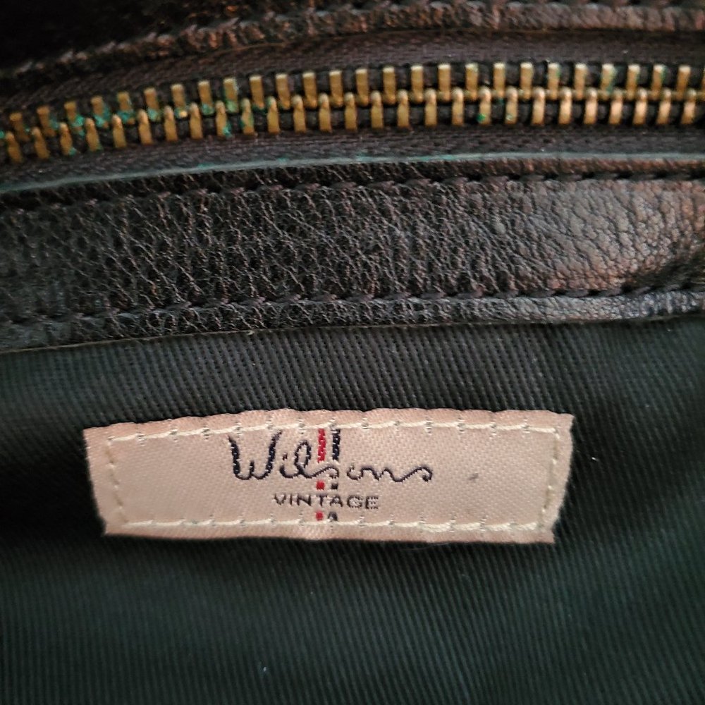 Wilson's Black Leather "Vintage" Studded Crossbody Purse - Picture 5 of 10